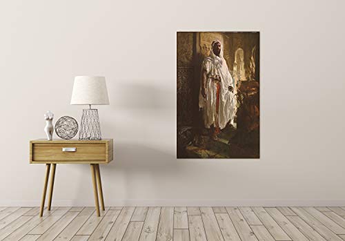 Doppelganger33 Ltd Painting Charlemont The Moorish Chief Giant Wall Canvas Art Print #TOP1