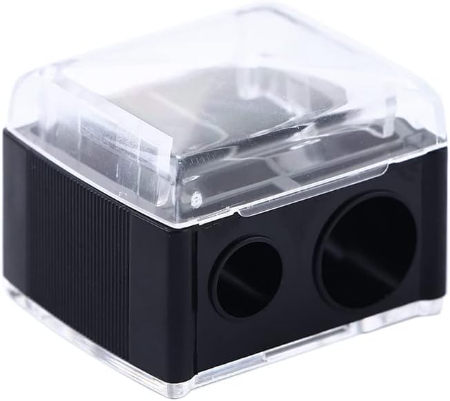 Makeup Pencil Sharpener,Dual Holes Eyeliner Sharpener with