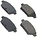 Bosch BE1161H Blue Disc Brake Pad Set with Hardware for Select Ford Fusion; Lincoln MKZ, Zephyr; Mazda 6; Mercury Milan - REAR
