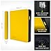 Vault X 12 XL Pocket Trading Card Zip Binder - 624 cards, Premium Exo-Tec Album Material, 26 Side-Loading Pages, Folder for Collectible Card Games, Sports, TCG (Yellow)