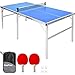 EasyPong® | Ping Pong Tisch | 182x91cm | Premium Qualität | Leicht zu transportieren | Stabil | Ideal für Outdoor & Indoor | 2 Schläger + 4 Bälle | Tischtennis | 100% Fun | OriginalCup®.