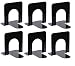 Bookend Supports - Business Source - Black (6 Pairs, Small)