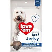 LOVE EM BEEF & TMATO JRKY 200G 6PK (OM6)