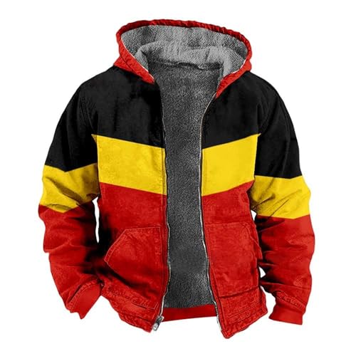 Sudadera con capucha de invierno para hombre con bolsillos dobles en el pecho y chaqueta de natación de forro polar, Negro, XL