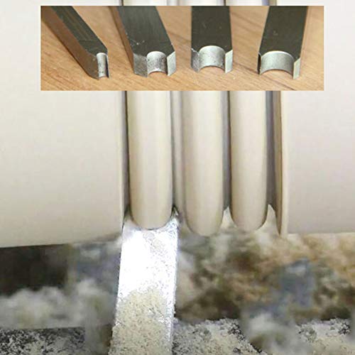 Juego de cinceles de torno de madera, herramientas de acero de alta velocidad para manualidades de precisión y corte de cuentas, herramientas esenciales para carpintería para operaciones de conformado