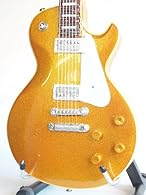Collectible miniature guitar, 25 cm, not playable.