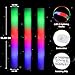 JOYIN 12 PCS LED Light Up Foam Sticks, Glow Sticks Party Favors Bulk with 3 Modes Color Flashing Glow Party Supplies for Spooky Celebrations, Wedding, Camping, Birthday, Raves, Carnival