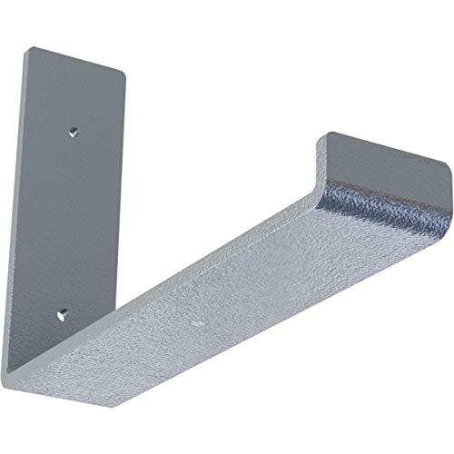 2"W x 10"D x 6 1/2"H Steel Hanging Shelf Bracket, Hammered Light Blue