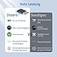 Yaeonku Externes Blu Ray CD DVD Laufwerk, USB 3.0 Typ-C 3D Bluray CD DVD BD Brenner Player Schlankes Bluray DVD Laufwerk für MacBook Laptop Desktop PC Laptop Kompatibel mit Mac OS Windows XP/7/8/10/11