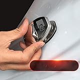 audi dekoreinlagen aluminium matt gebürstet designlicht Hochwertiger Edelstahl HIGH FLYING Türschloss Dekor Edelstahl 4 Stück für A1/ A3 8V/ A4 B8 B9/ A5 8T F5/ A6 C7 C8/ A7 C7 (Silber)