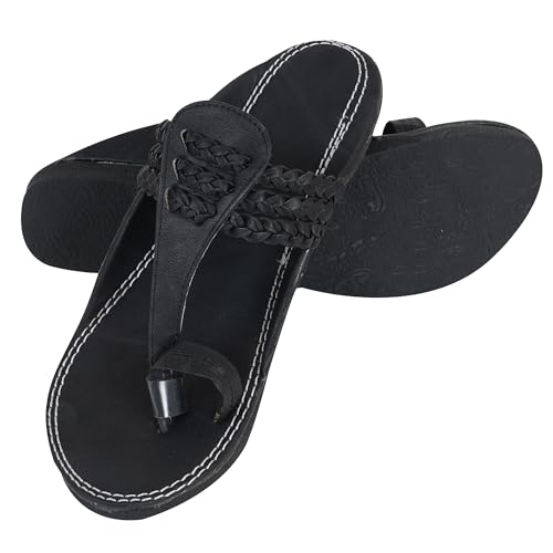 Image of DFR Ethnic Sandals For Boys Men, Comfortable Men's Rajasthani Slipper Chappals