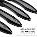 DLOVEG Upgraded Snap-on Door Handle Cover Compatible for 2018-2023 2024 2025 Toyota Camry Accessories No Adhesive Door Handle Protectors for 2020-2024 2025 Corolla 2020-2025 Venza Glossy Black