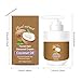 Coconut Facial Hair Removal Cream - Gentle & Effective for Women - Natural Formula, Moisturizing & Soothing, Painless Hair Remover, No Stubble, No Irritation, Fast Results, All Skin Types 3.53 oz