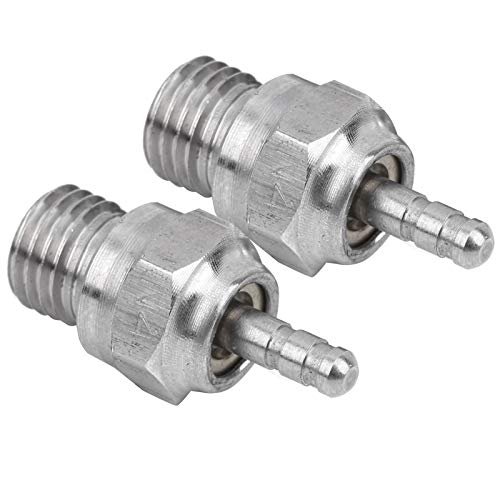 2pcs N4 for RC Car, Convenient and Ecofriendly, Suitable for HSP OilPowered Model Car Users, Metal Silver Material