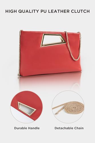 Image of Coucoland Clutch Purse for Women - Evening Bags PU Leather Glitter Fashion Purse Handbag for Wedding Party Daily | PU Leather