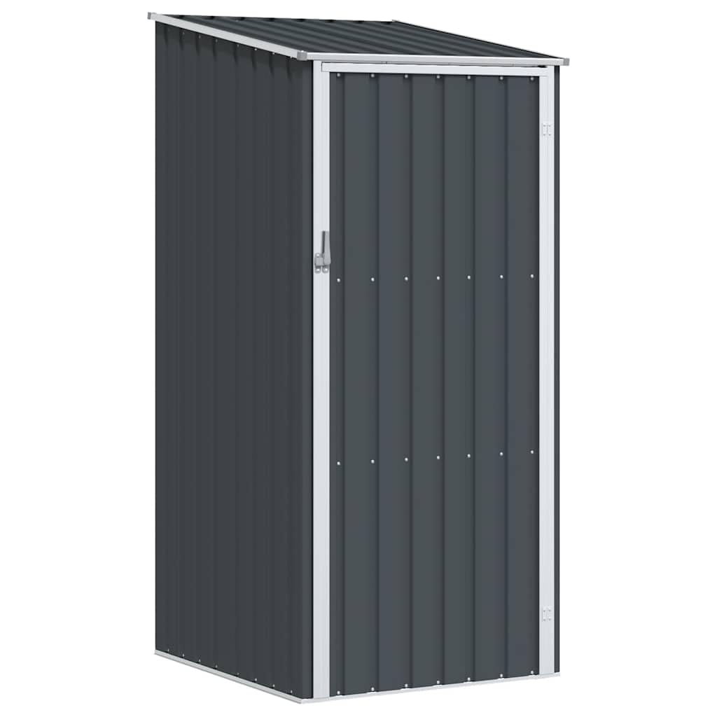 vidaXL Capanno da Giardino Antracite 87x98x159 cm Acciaio Zincato