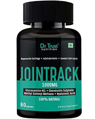 Dr Trust Nutrition Jointrack Supplements with Glucosamine, Chondroitin Sulphate Methyl Sulfonyl Methane, Hyaluronic Acid for joints strength and flexibility-719, Green Dr Trust Nutrition Jointrack Supplements with Glucosamine, Chondroitin Sulphate Methyl Sulfonyl Methane, Hyaluronic Acid for joints strength and flexibility-719, Green