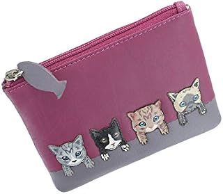 Mala Leather Best Friends Collection Coin Purse with Keyring 4166_65 Pink