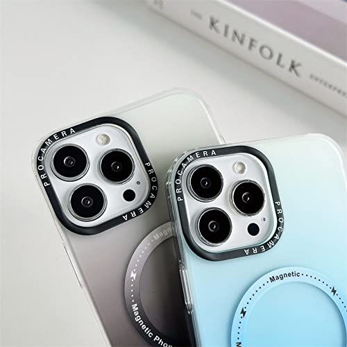Estuche de carga inalámbrico magnético iPhone 11 Pro parachoques suave azul 3