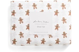 London Kaye Christmas Winter Sheet Set (Gingerbread Treats, Queen)
