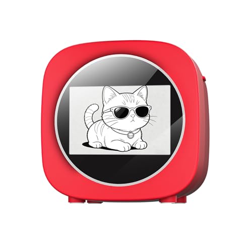 Image of AI Thermal Printer, Voice Control Multi Language, Portable Inkless Wireless Printer 6 Art Styles AI Doodle, 1300mAh, Fun Gifts for Kids DIY Study Notes Scrapbook