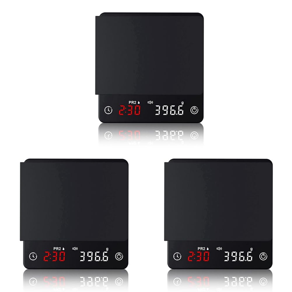 Hndhbfgrt 3X Mini Smart Kitchen Scale Weighing Digital Coffee Scale Espresso with Timer