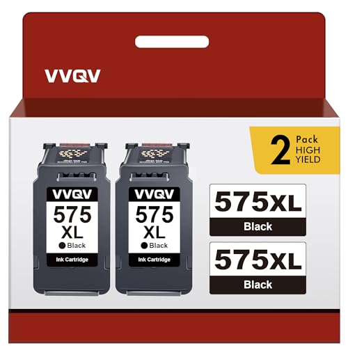 VVQV PG-575XL Schwarz Tintenpatronen 2er-Pack