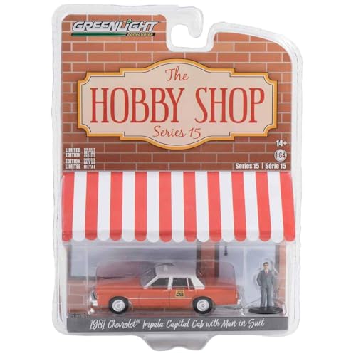 Greenlight 1981 Chevrolet Impala Taxi 1/64 miniatura 5