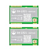 2PCS Semtech LLCC68 LORA UART Serial Transceiver Module 868 915MHz AT Conmand 22 dBm 5KM Long Rang Compatible with Arduino CE FCC Certification(LR22 868 915MHz) (DX-LR21-43322S *2 PCS)