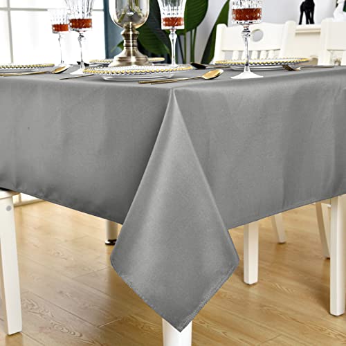 KAIPHO Grey Rectangle Tablecloth Waterproof Table Cloth, 52 x 70 inch by KAIPHO - Used condition - Image 8