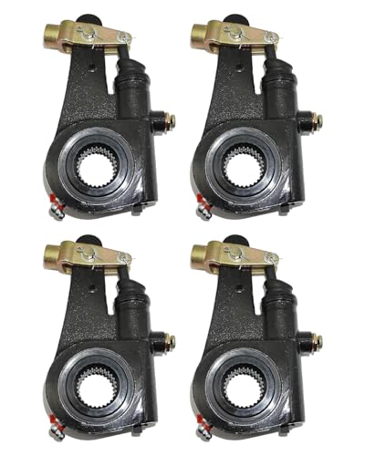 R801073 Automatic Slack Adjuster - 1.5" x28 Spline Teeth 5.5" Lever Auto Slack Adjuster with Clevis Fit - Slack Adjuster Replacement for Meritor R801070 R801072 R802462 R803110 R801079-4pcs