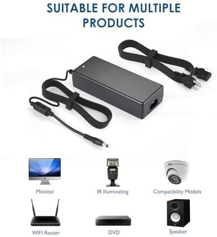 Fosi Audio 32V 5A 160W Power Adapter Supply for Home Audio Bluetooth Stereo 2 Channel 2.1CH Receiver Amplifier Mini Hi-Fi Class D Integrated Amp