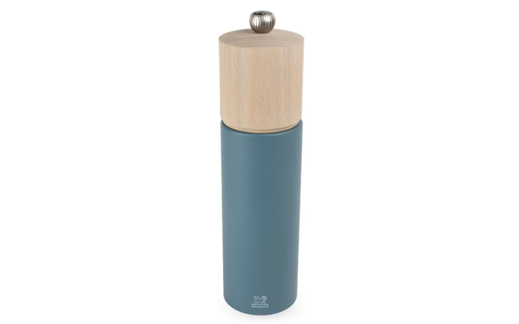 PEUGEOT - Boreal 21 cm Pepper Mill - Classic Grind System - Made with PEFC Certified Beech Wood - Made in France - Celestial Blue