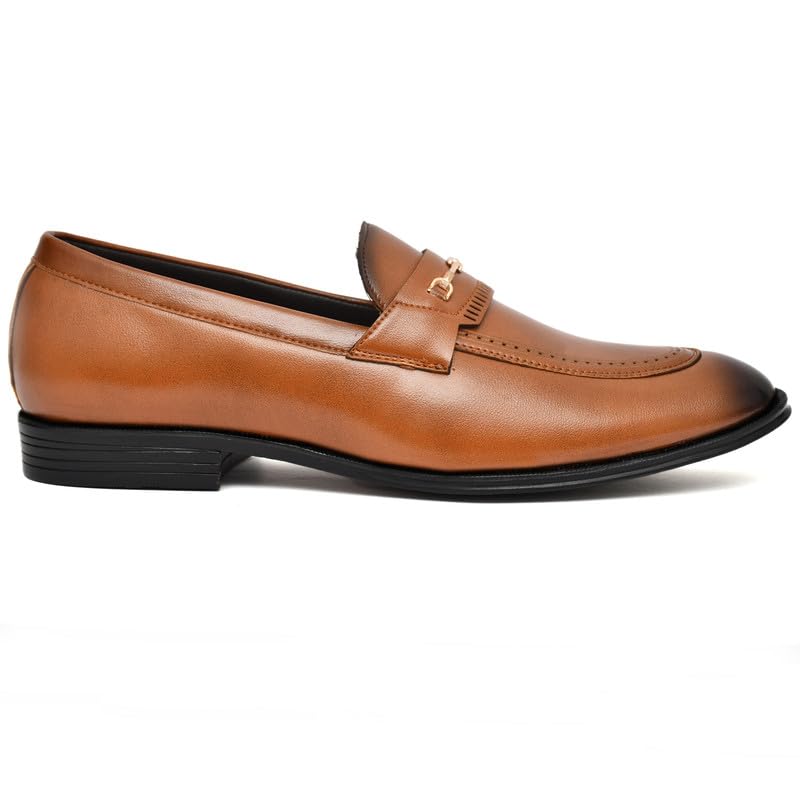 HEALTH FIT Men's Super Soft Ortho Comfortable with Soft Sole Ultra-Lightweight for Gents Luxury Formal Shoes 1262 5