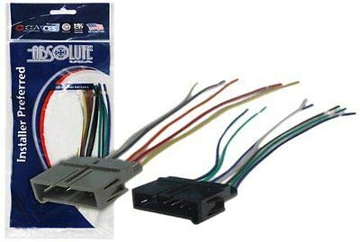 Absolute USA H634/1817 Radio Wiring Harness for Chrysler/Dodge Plymouth 1984-2002 Power 4 Speaker (70-1817, CWH-634)