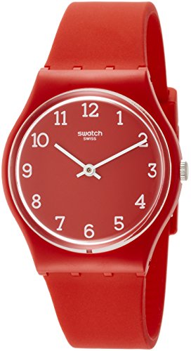 Preisvergleich Produktbild Swatch Damen Analog Quarz Uhr mit Silikon Armband GR175
