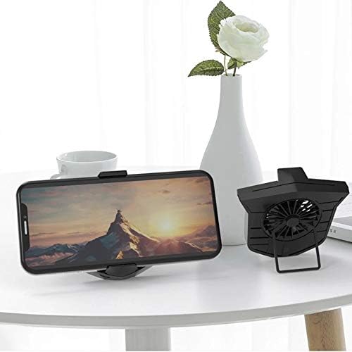 tjlss portable mobile phone cooler cooling cooler with stand holder for 4 5inch 7 inch phone rechargeable