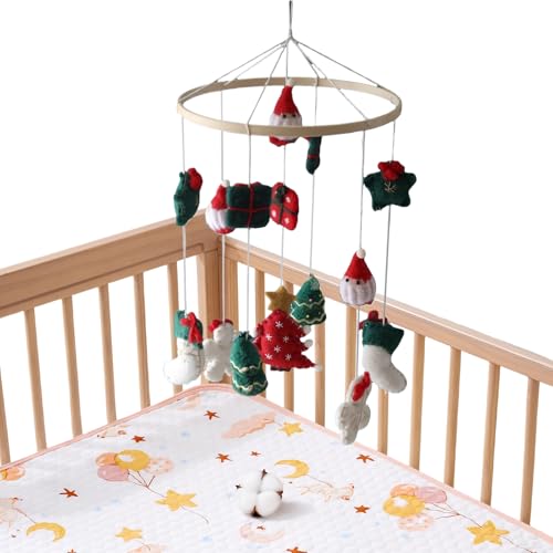 Móvil De Cuna Para Bebés | Juguete Móvil De Cuna Decoración Navideña,Juguete Para Habitación De Niños Pequeños,Para Casa Viaje Camping Habitación Sala De Estar Interior Niños Y