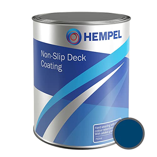Non Slip Deck Coating With Antislip Granules - Navy Blue - 750ml (Marine Use Only)