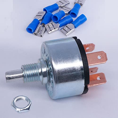 Taiss F-040 Rotary Switch 4 Position 3 Speed Fan Switch 12A 250V/16A 125V Metal Fan Heater Speed Selector Switch thumb #4