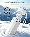 Portable Breastmilk Cooler for Outdoor, Breast Milk Cooler with 11oz Baby Bottle for Breastmilk Storage, 360° Stainless Steel Cooling Tube for 24 Hours Continuous Cooling, with Portable Carrier Bag