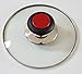 Melzon Cookware Universal Kitchen Replacement Pot Lid Cover Knob Handle - Black/Red