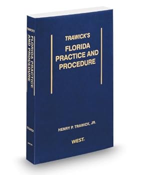 Paperback Trawick's Florida Practice & Procedure, 2012-2013 ed. Book