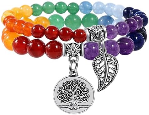 Pulseras de Chakra Dobles