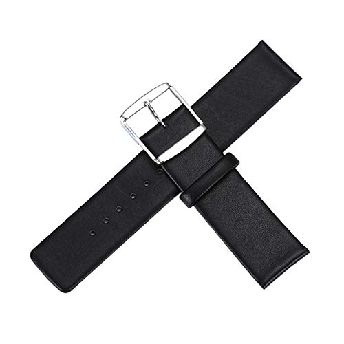 Correas de reloj ergonomicas y resistentes con hebilla de pasador de acero inoxidable