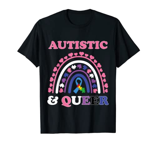 Puzzle arc-en-ciel pour sensibilisation à l'autisme et à l'autisme T-Shirt