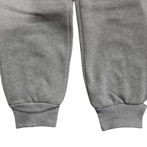 for Man Fall Winter Fleece Lined Wool Track Athletic Pleated Thermal Fuzzy Pants Sweatpants Mens 20253