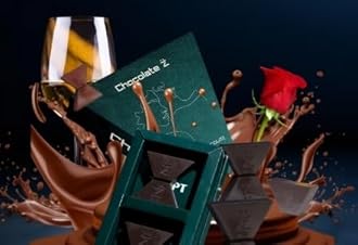 Chocolate Z Premium Paan Chocolate for Couple & Girlfriend-Boyfriend | Dark Chocolate for Stamina & Mood Boost | Gulaabi Bite Luxury Romance Chocolates for Boyfriend & Girlfriend | ISHQ PAAN pack of 2