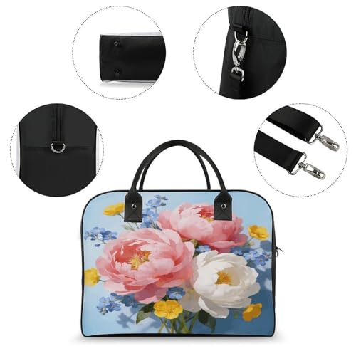 Maletín Floral Liviano para Laptop y Uso Casual miniatura 6