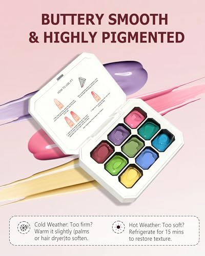 Paleta de Gel para Uñas 9 Colores Degradado Aura miniatura 2